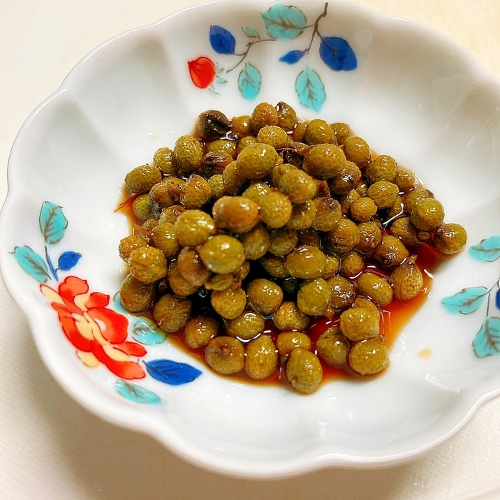 季節の保存食◎実山椒の醤油漬け